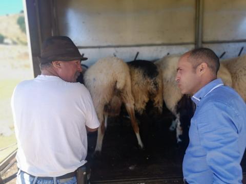 David Cabrera visita una instalación ganadera