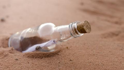 Mensaje en una botella Mensaje en una botella