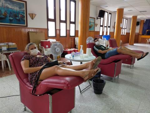 Sala de donación de sangre, Gáldar. Gran Canaria