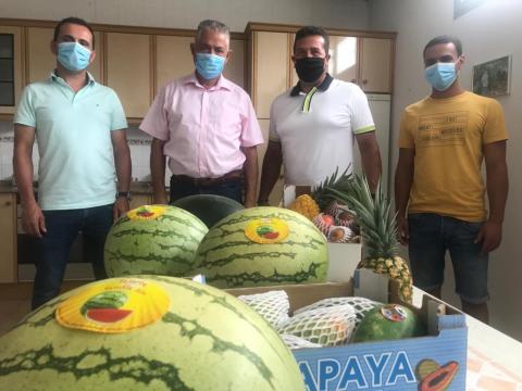 Tomás Pérez visita la Cooperativa Coparlita de Tasarte Tomás Pérez visita la Cooperativa Coparlita de Tasarte
