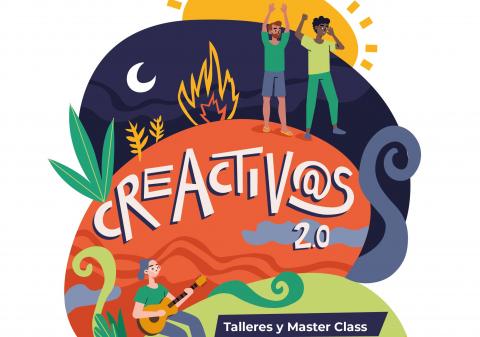 Cartel encuentro "Creativos" Las Palmas de Gran Canaria 