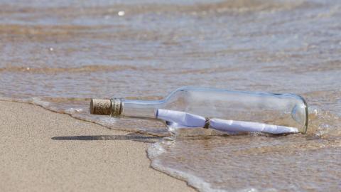 Mensaje en una botella Mensaje en una botella