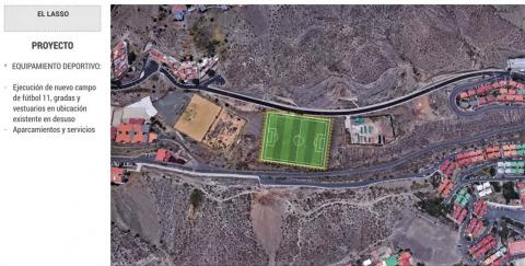 El IMD adjudica la construcción del nuevo campo de fútbol de El Lasso El IMD adjudica la construcción del nuevo campo de fútbol de El Lasso