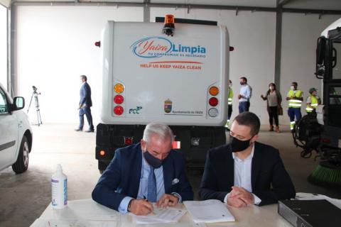 Yaiza pone en marcha un nuevo servicio de limpieza viaria Yaiza pone en marcha un nuevo servicio de limpieza viaria