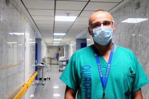 Marcos Figueira, neumólogo Hospital La Candelaria