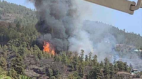 Incendio forestal de Tijarafe. La Palma