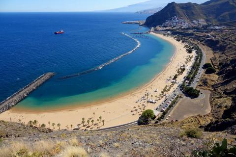 Playa de Las Teresitas. Tenerife