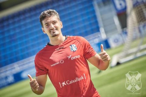 Álex Muñoz, jugador del CD Tenerife