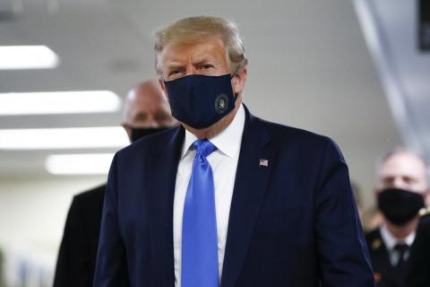 Donald Trump Donald Trump con mascarilla