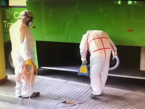 GuaguaGomera. Desinfección GuaguaGomera. Desinfección