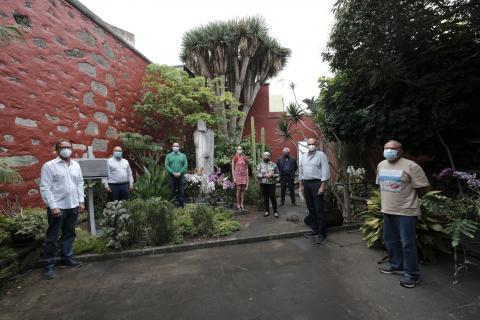 Acto en la Casa Museo Tomás Morales en Moya. Gran Canaria