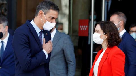 Pedro Sánchez e Isabel Díaz Ayuso