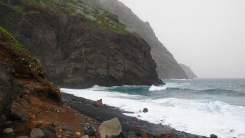 Playa de Tamadite, Parque Rural de Anaga. Tenerife