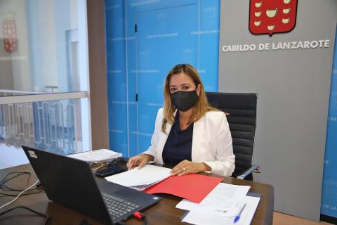 María Dolores Corujo, presidenta del Cabildo de Lanzarote