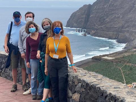 Visita de periodistas especializados a La Gomera Visita de periodistas especializados a La Gomera