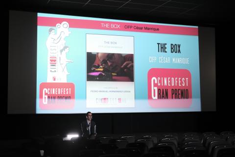 El IES Pérez La Rocha se alza con el primer Premio de Secundaria de Cinedfest / Daniel Armijos El IES Pérez La Rocha se alza con el primer Premio de Secundaria de Cinedfest