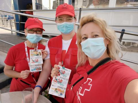 Voluntarios del Sorteo de Oro de Cruz Roja