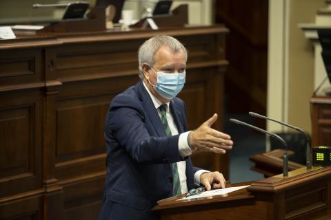 Sebastián Franquis en el Parlamento de Canarias / CanariasNoticias.es Sebastián Franquis en el Parlamento de Canarias / CanariasNoticias.es