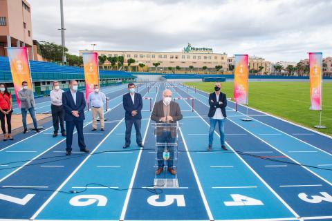 Reapertura del Estadio de Atletismo de Vecindario, Santa Lucía. Gran Canaria