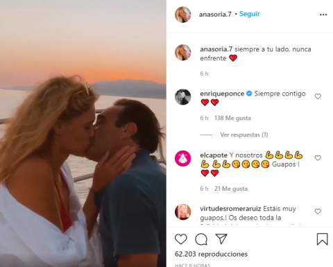 Ana Soria y Enrique Ponce Ana Soria y Enrique Ponce