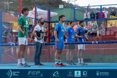 Pádel, Del Castillo-Pérez, Riera-Araujo, Campeones del FIP Star Gran Canaria Pádel, Del Castillo-Pérez, Riera-Araujo, Campeones del FIP Star Gran Canaria