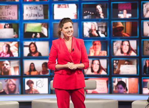 Eloísa González presentadora del programa "Gente Maravillosa" de RTVC