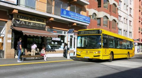 Línea 22 de Guaguas Municipales. Las Palmas de Gran Canaria