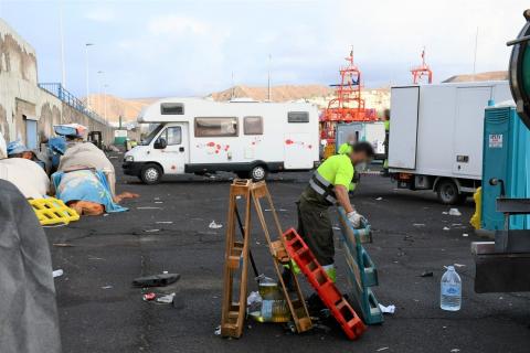 El Muelle de Arguineguín recupera  la normalidad/CanariasNoticias.es