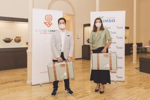 Daniel Pérez, director de El Museo Canario y Sara Mateos, directora de Fundación DISA / CanariasNoticias.es Daniel Pérez, director de El Museo Canario y Sara Mateos, directora de Fundación DISA / CanariasNoticias.es