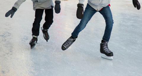 Patinaje sobre hielo. Valle Gran Rey. La Gomera/CanariasNoticias.es