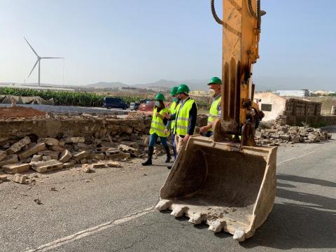 Inicio de obras en la carretera de Melenara (Telde) / CanariasNoticias.es