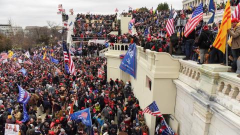 Manifestantes de Donald Trump en el Capitolio/ canariasnoticias.es