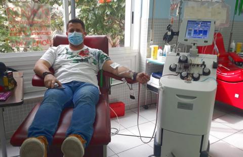 Donante de plaquetas del ICHH / CanariasNoticias.es Donante de plaquetas del ICHH / CanariasNoticias.es