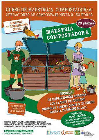 Maestría en Compostaje. La Palma/ canariasnoticias.es Maestría en Compostaje. La Palma/ canariasnoticias.es