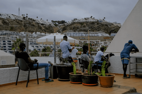 Inmigrantes en hoteles de Gran Canaria / CanariasNoticias.es Inmigrantes en hoteles de Gran Canaria / CanariasNoticias.es