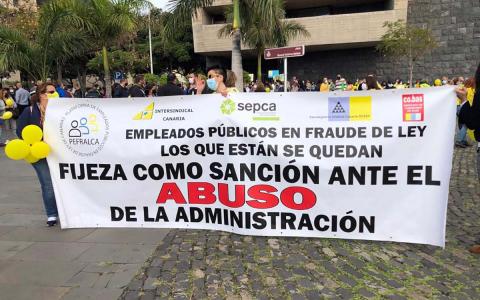 Huelga de trabajadores públicos/ canariasnoticias