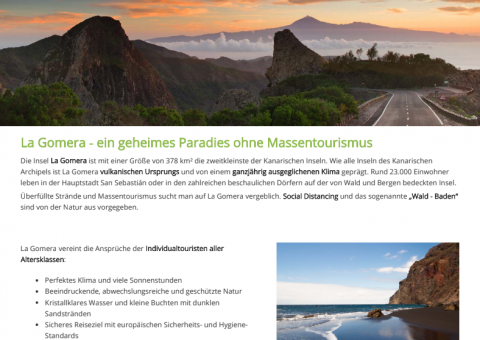 Agentes de viajes alemanes concluyen formación online sobre La Gomera / CanariasNoticias.es