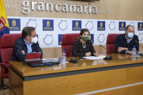Inés Miranda, Raúl García Brink y Carlos Rodríguez / CanariasNoticias.es