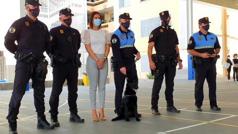 Presentación de "Furia" de la Unidad Canina de la Policía de Santa Cruz de Tenerife / CanariasNoticias.es