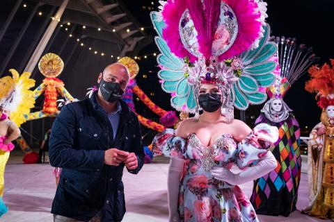 Guardianas del cetro del carnaval de Santa Cruz de Tenerife / CanariasNoticias.es