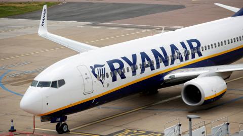 Avión de Ryanair