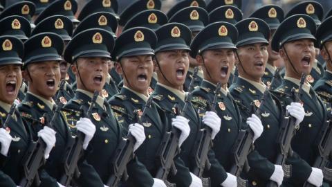 Soldados del Ejército Popular de Liberación de China
