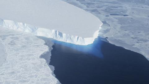 El glaciar Thwaites en la Antártida occidental El glaciar Thwaites en la Antártida occidental