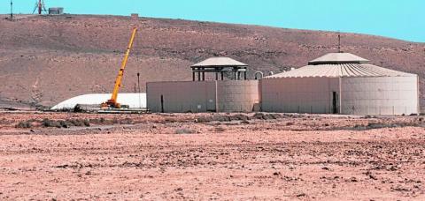 Depósito de La Herradura en Puerto del Rosario/ canariasnoticias Depósito de La Herradura en Puerto del Rosario/ canariasnoticias