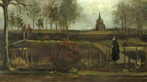 El cuadro 'Spring Garden' (1884) del pintor Vincent Van Gogh