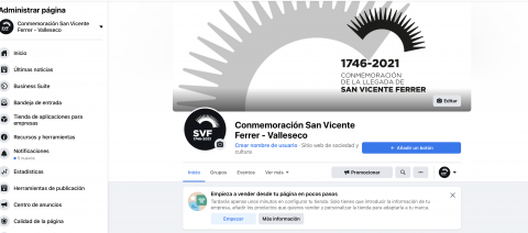 Facebook del Ayuntamiento de Valleseco conmemorativas de San Vicente Ferrer en el municipio / CanariasNoticias.es