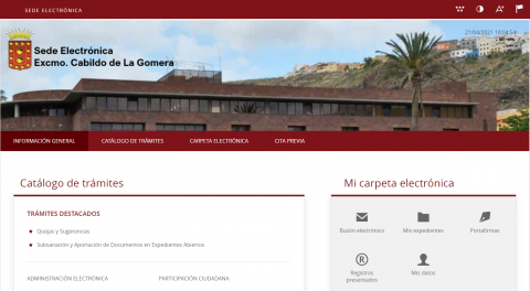 Sede Electrónica del Cabildo de La Gomera / CanariasNoticias.es Sede Electrónica del Cabildo de La Gomera / CanariasNoticias.es