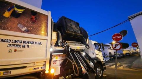 Vehículo del Servicio Municipal de Limpieza de Arrecife (Lanzarote) / CanariasNoticias.es