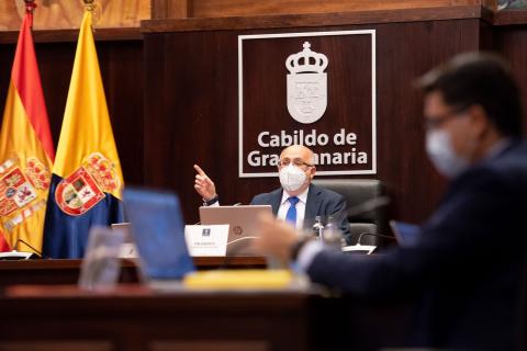 Antonio Morales. Pleno del Cabildo de Gran Canaria/ canariasnoticias