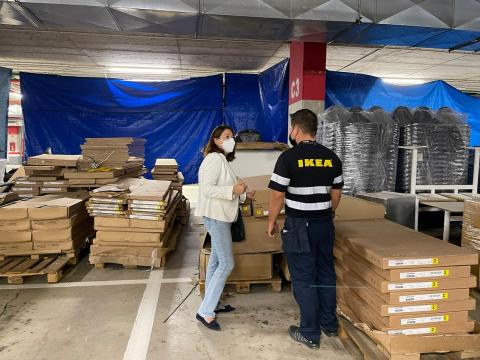 Donación de mobiliario de Ikea al Cabildo de Lanzarote / CanariasNoticias.es
